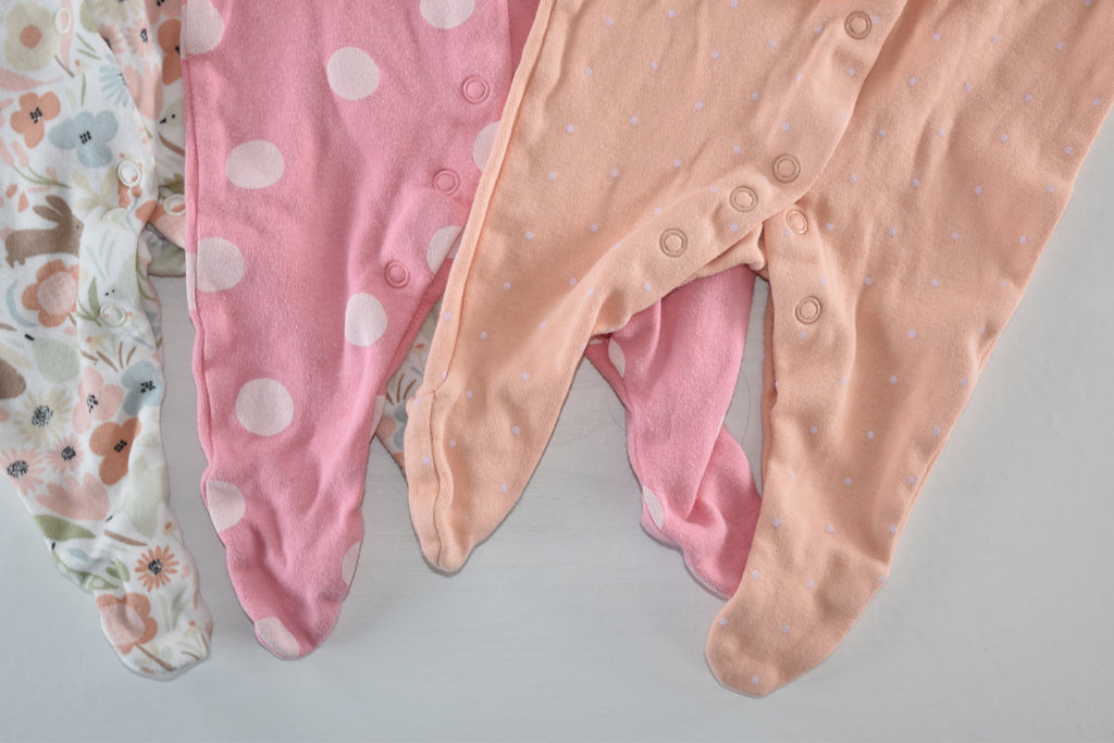 TINY BABY – Set of 3 sleepsuits