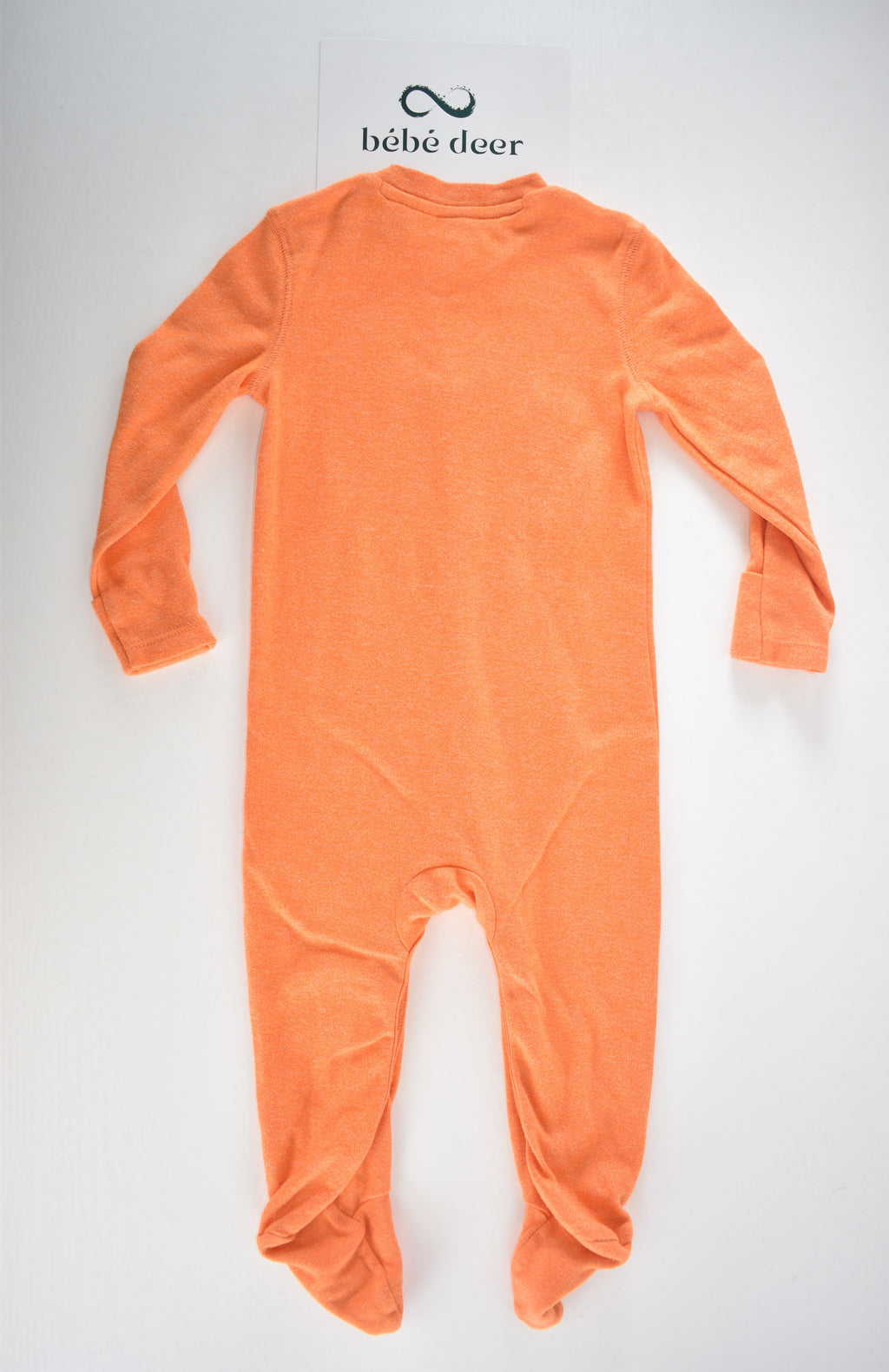 Halloween embroidered "Mummy's Little Pumpkin" sleepsuit