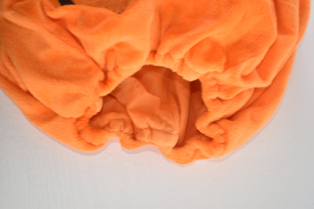 Halloween pumpkin baby costume with matching hat