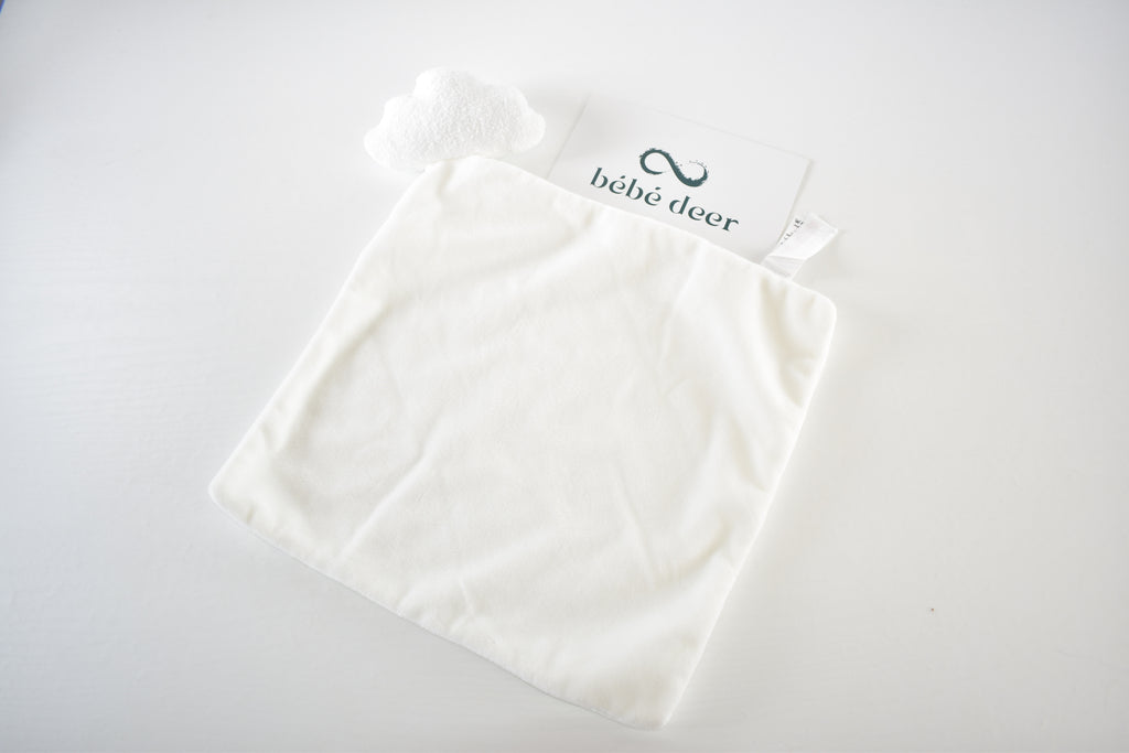 Soft white cloud comforter