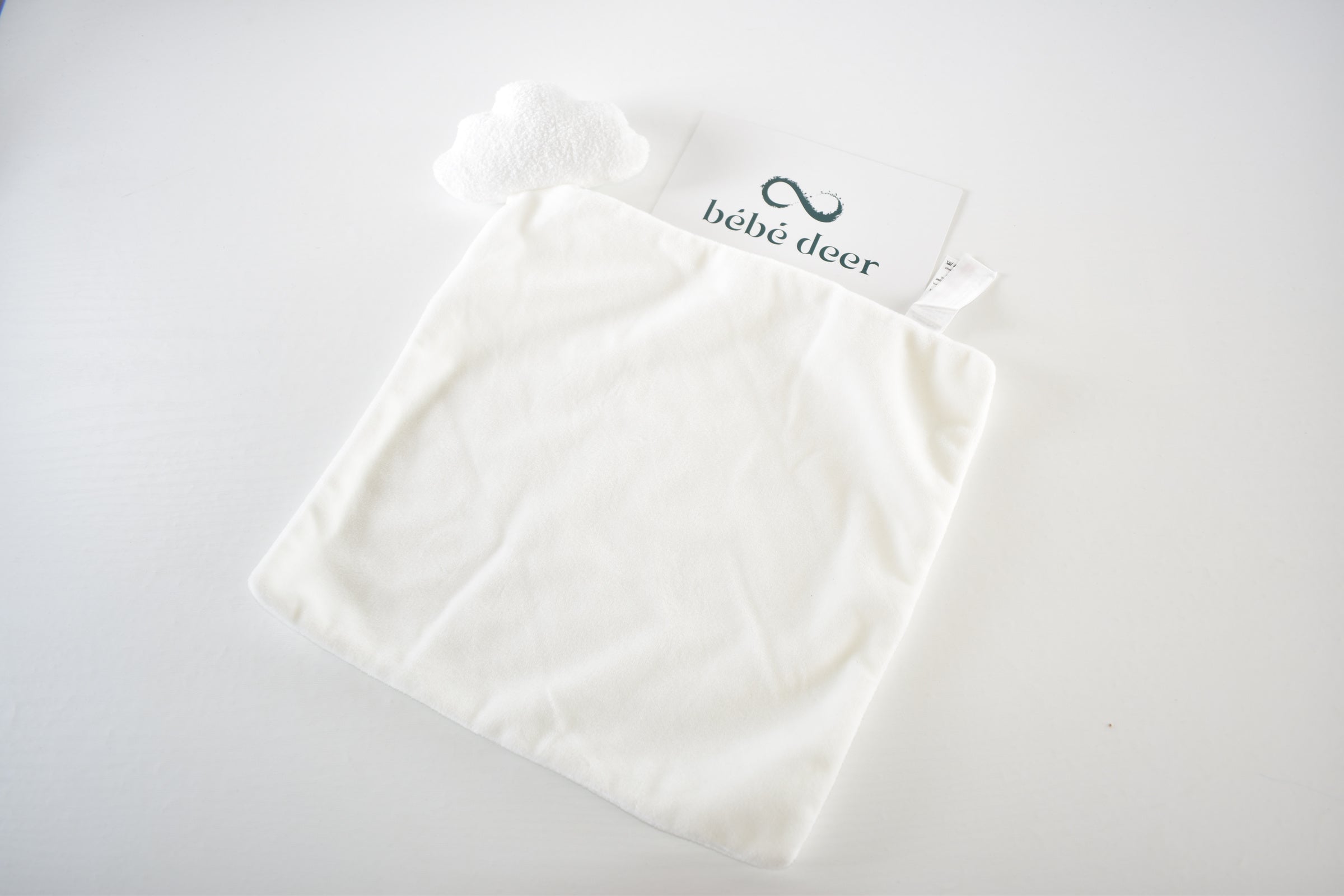 Soft white cloud comforter