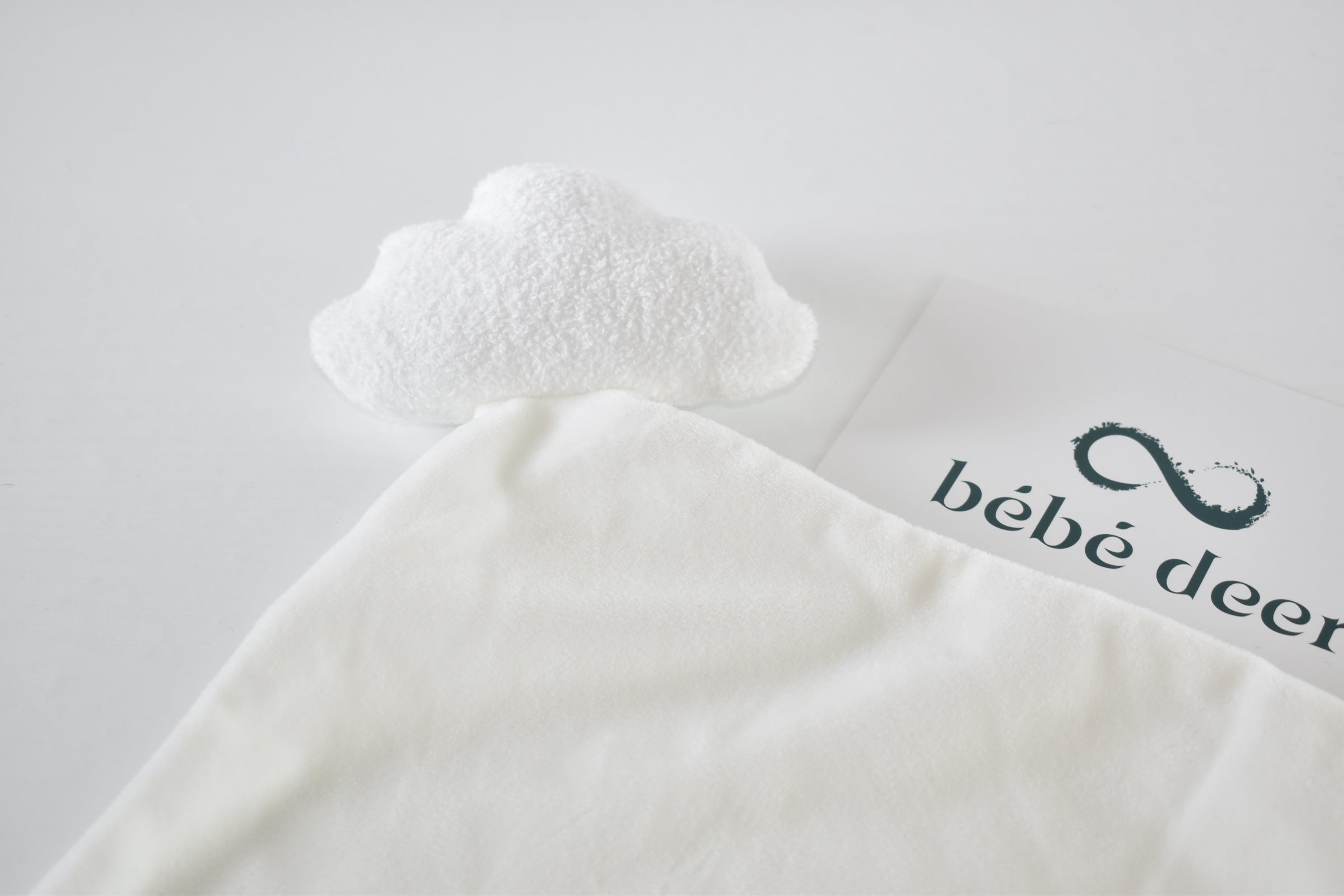 Soft white cloud comforter