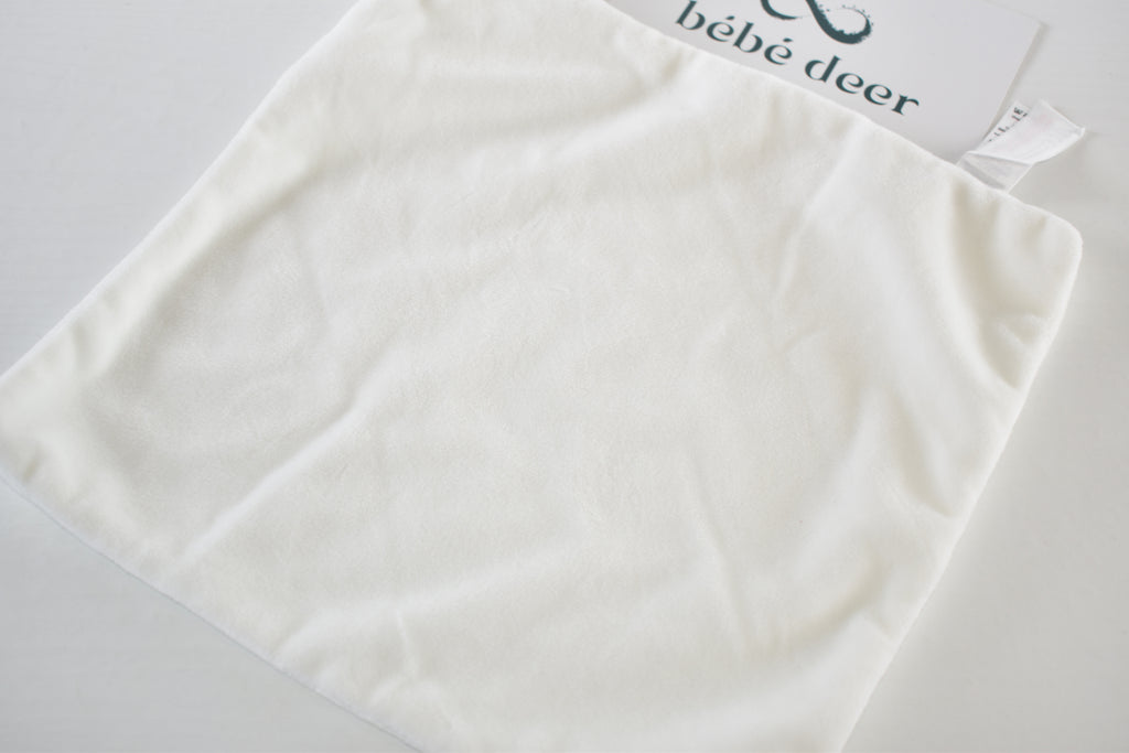 Soft white cloud comforter