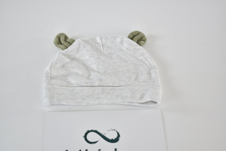 Organic cotton hat with ears newborn
