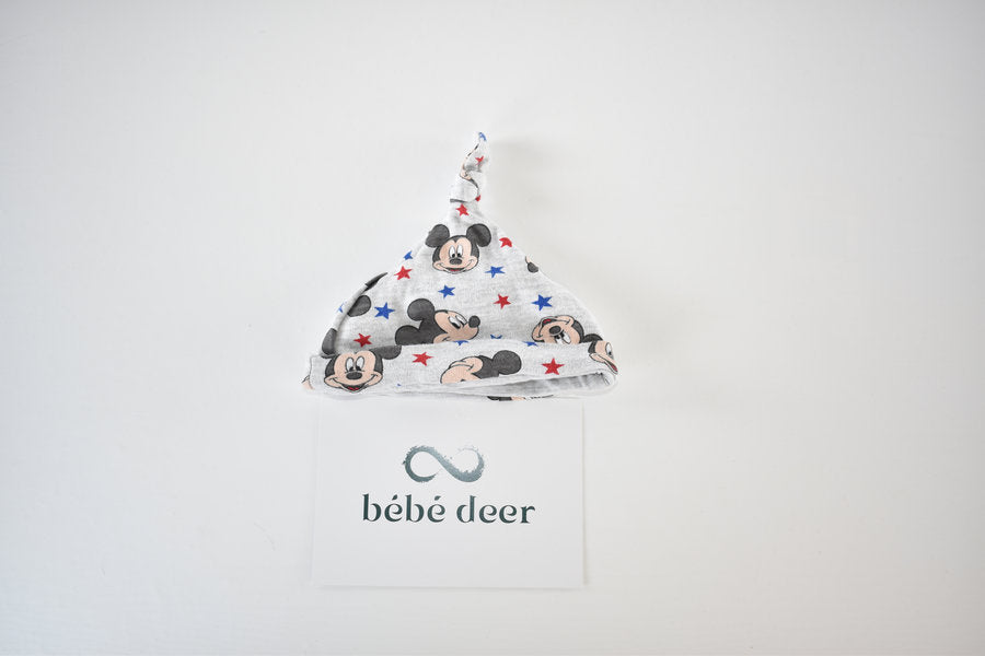 Mickey Mouse double layer hat 3/6 months