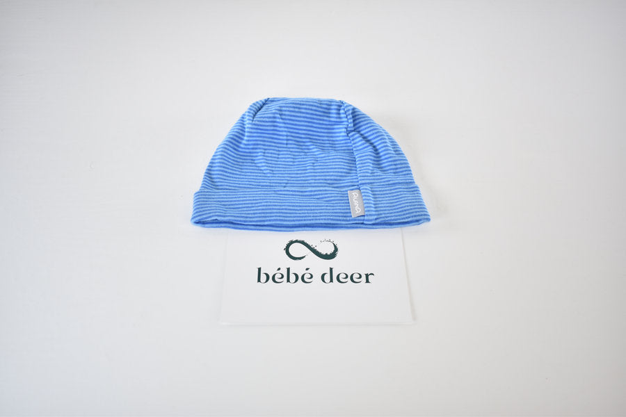 Organic striped hat 12/24 months