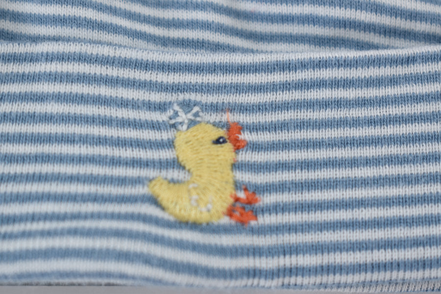 Striped duck hat 0/3 months