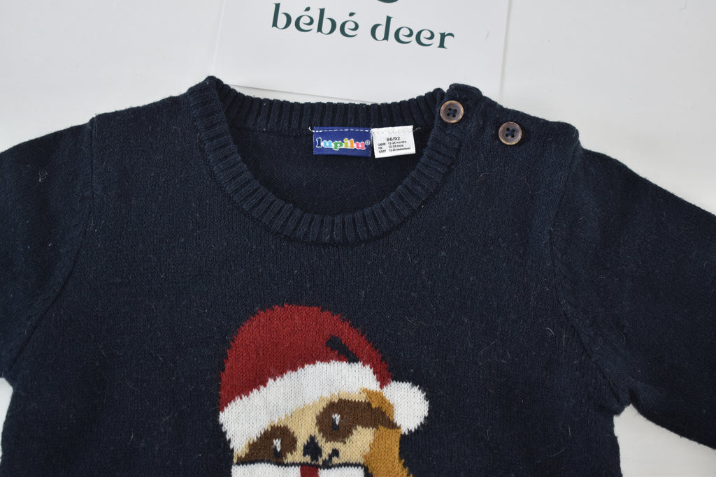 Lupilu Christmas puppy knitted jumper