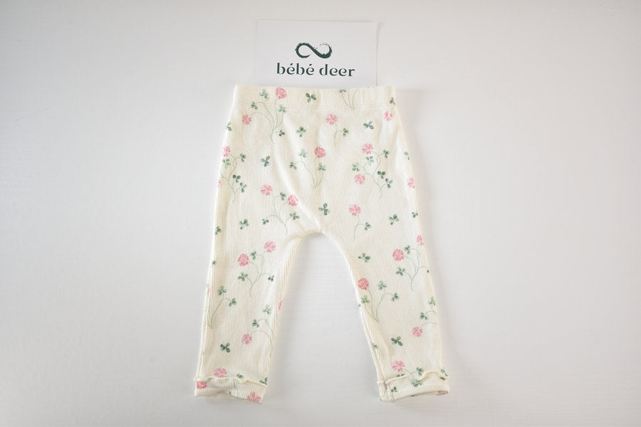 Floral cropped leggings