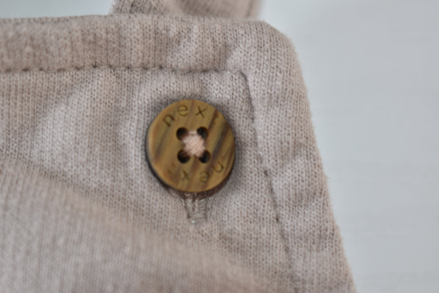 Beige tiger dungarees