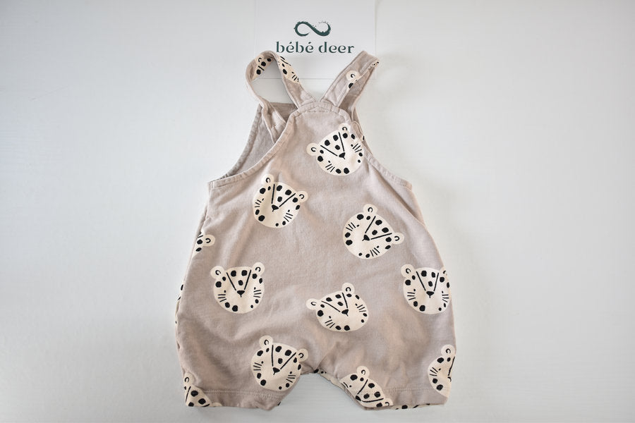 Beige tiger dungarees