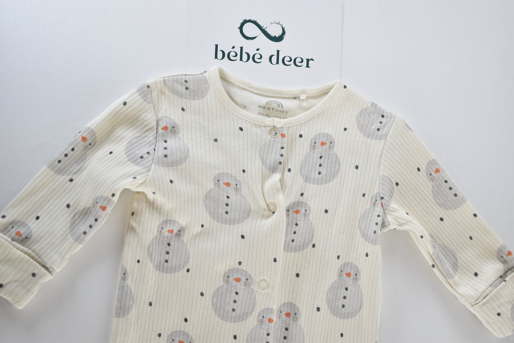 Snowman sleepsuit