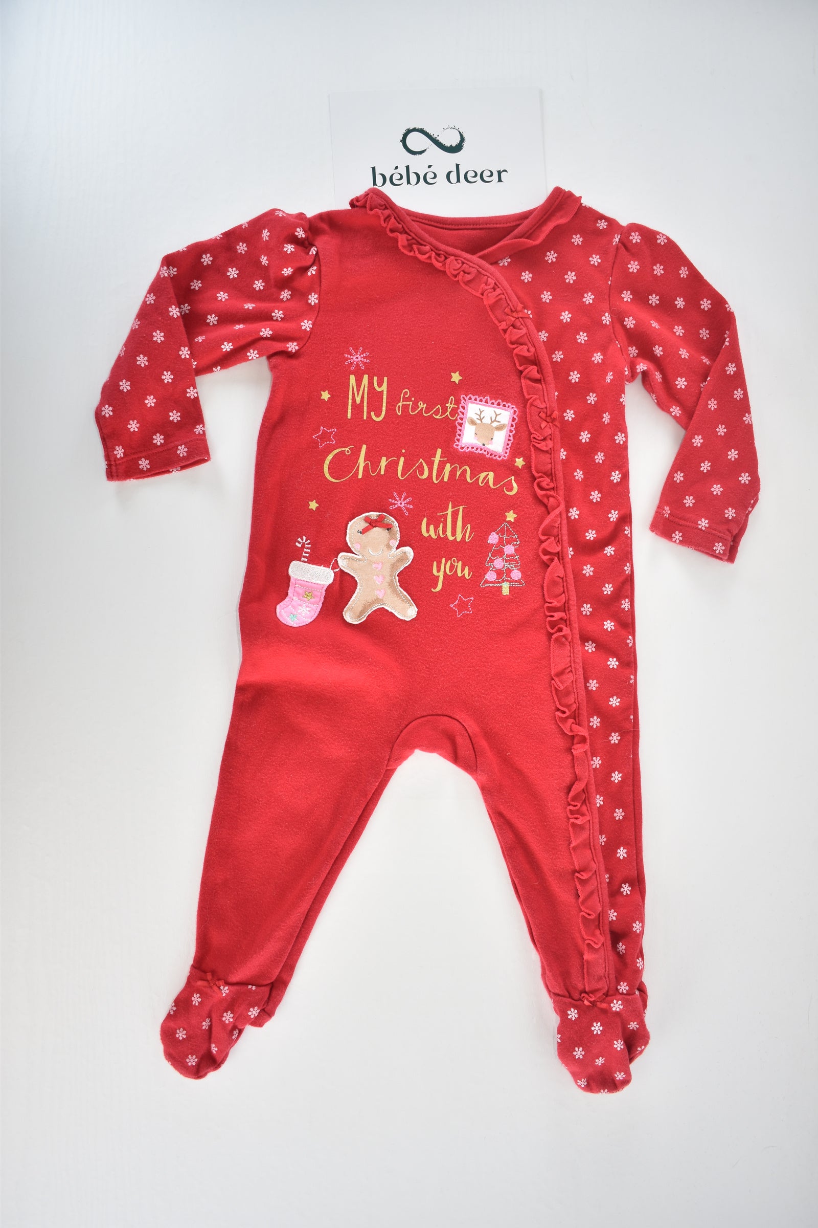 My first Christmas sleepsuit