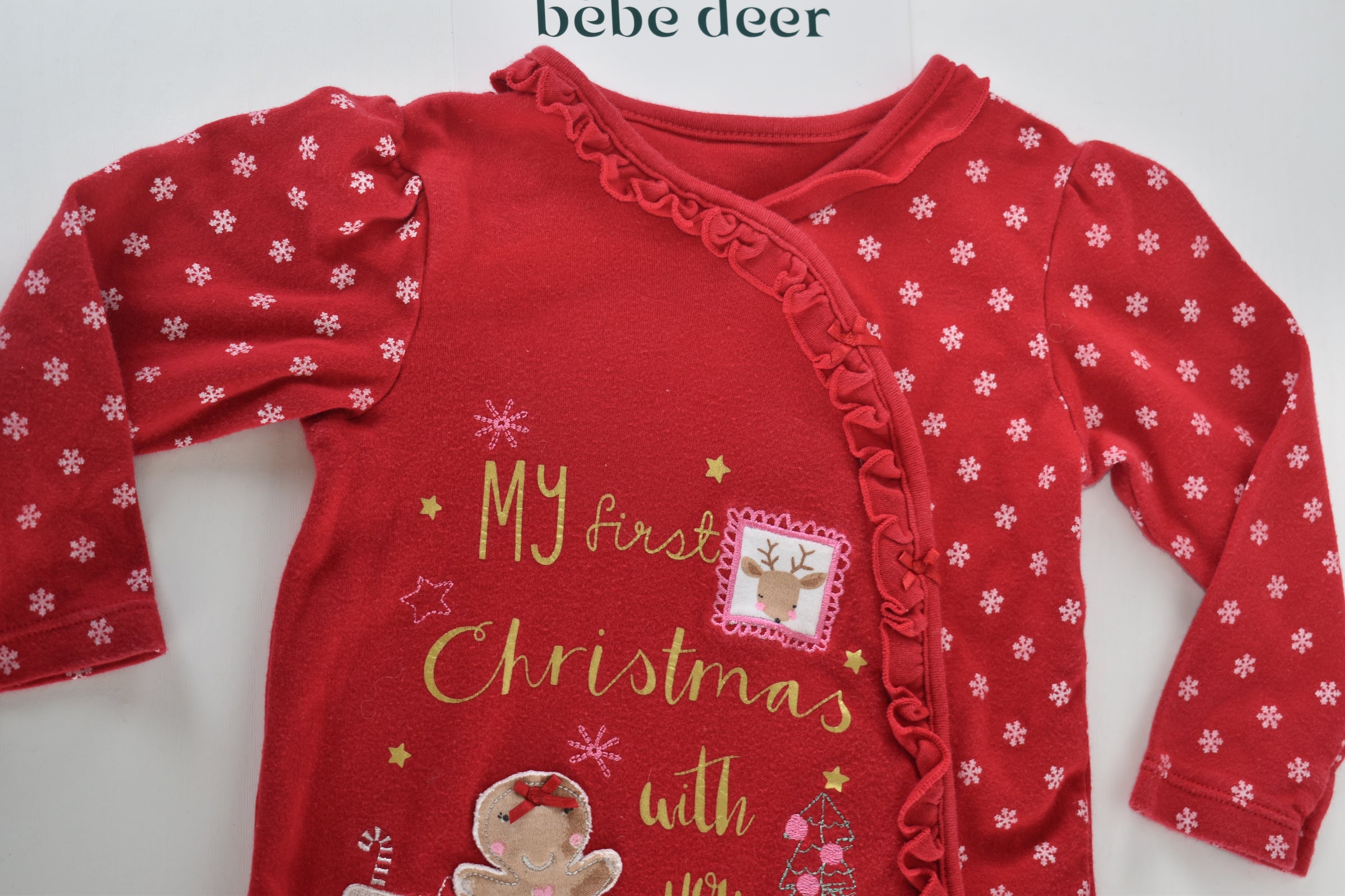My first Christmas sleepsuit