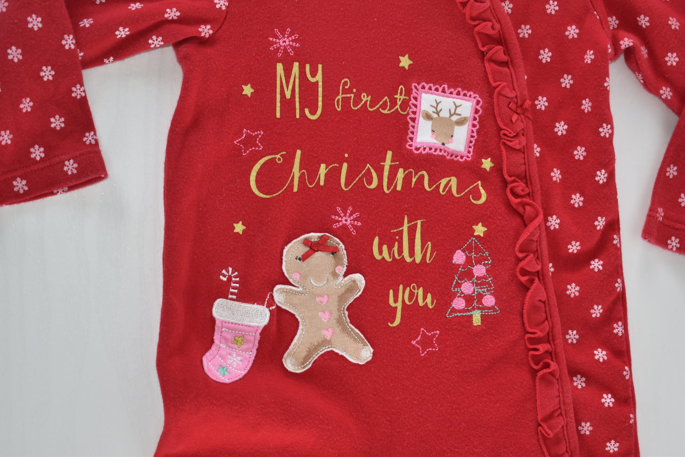 My first Christmas sleepsuit