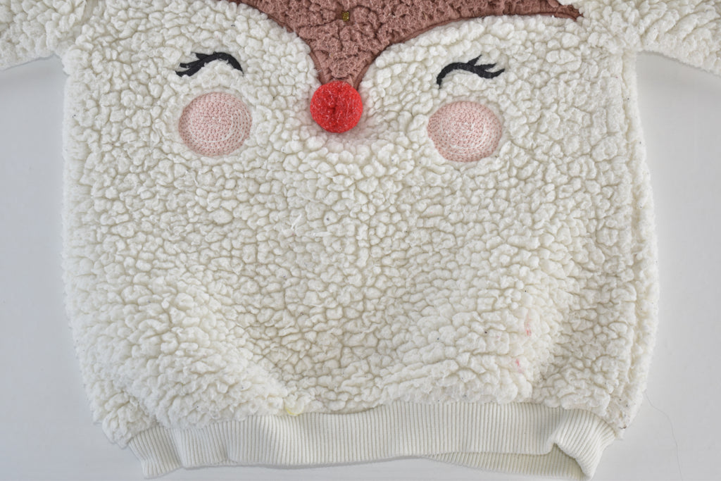 Reindeer teddy jumper