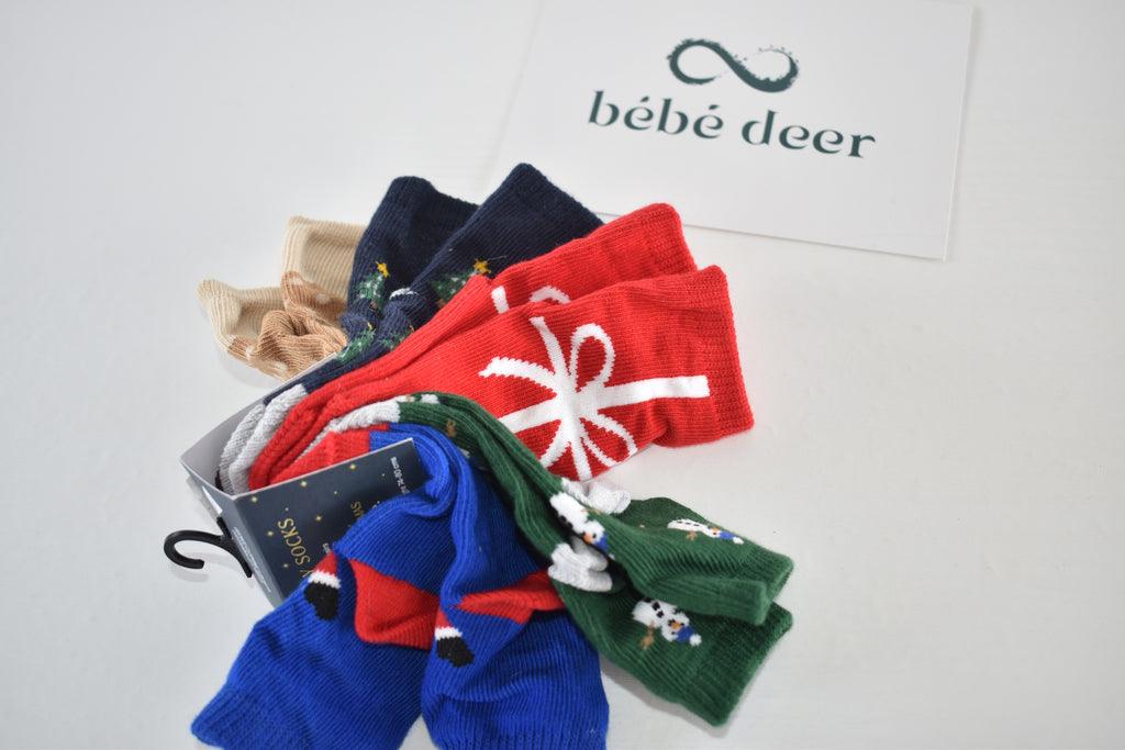 Christmas baby socks new with tag