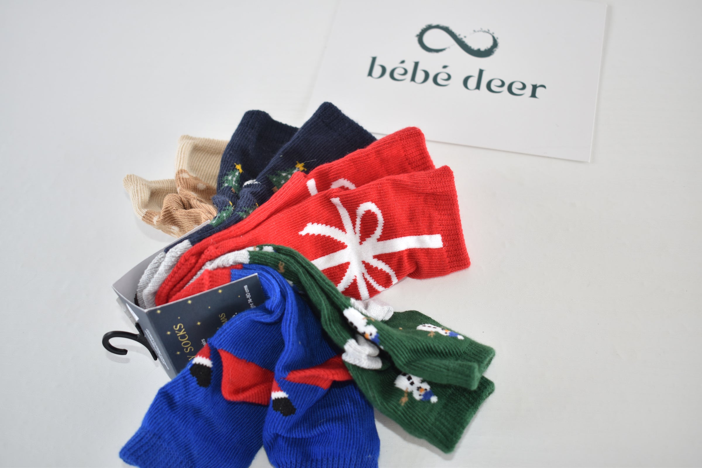 Christmas baby socks new with tag