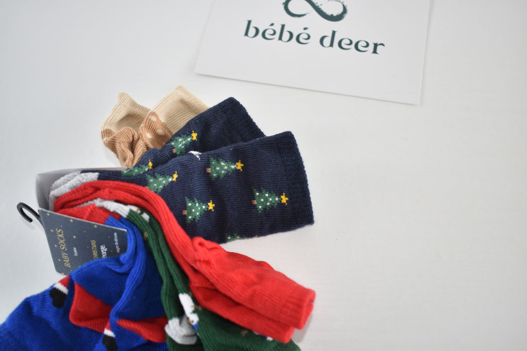 Christmas baby socks new with tag