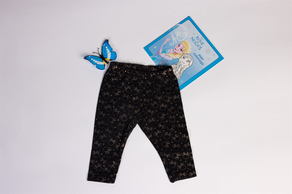 Black Minnie Mouse trousers