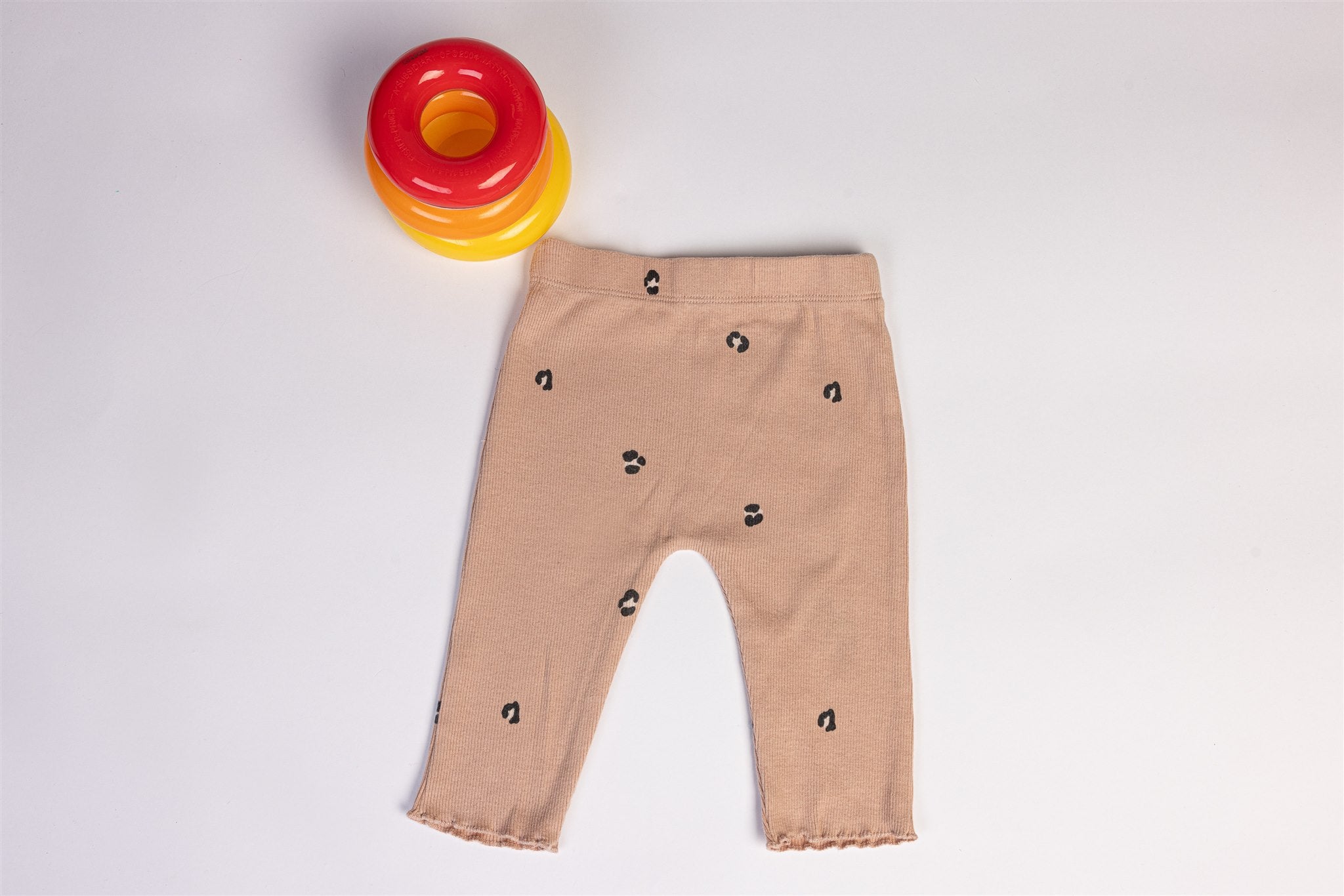 Black patterned trousers