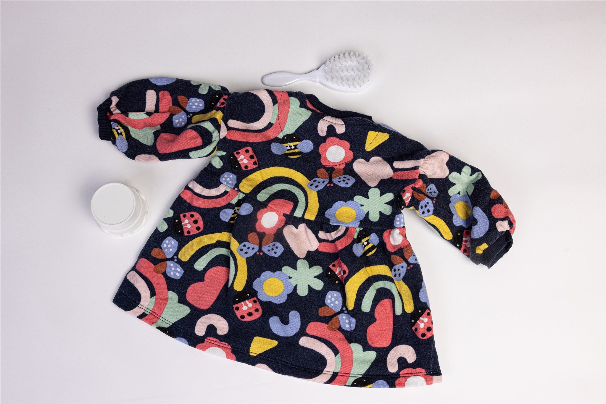 Warm patterned dress