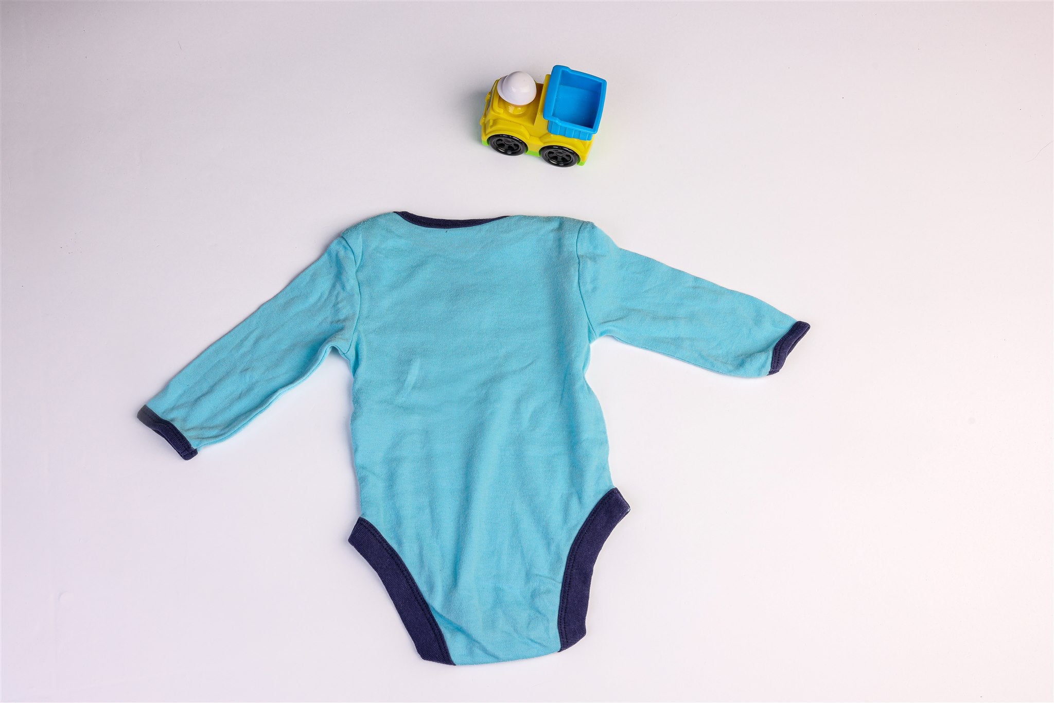 Blue monkey print bodysuit