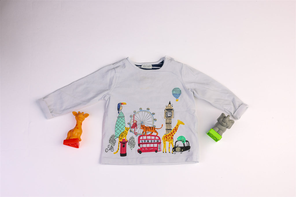 London animal print top