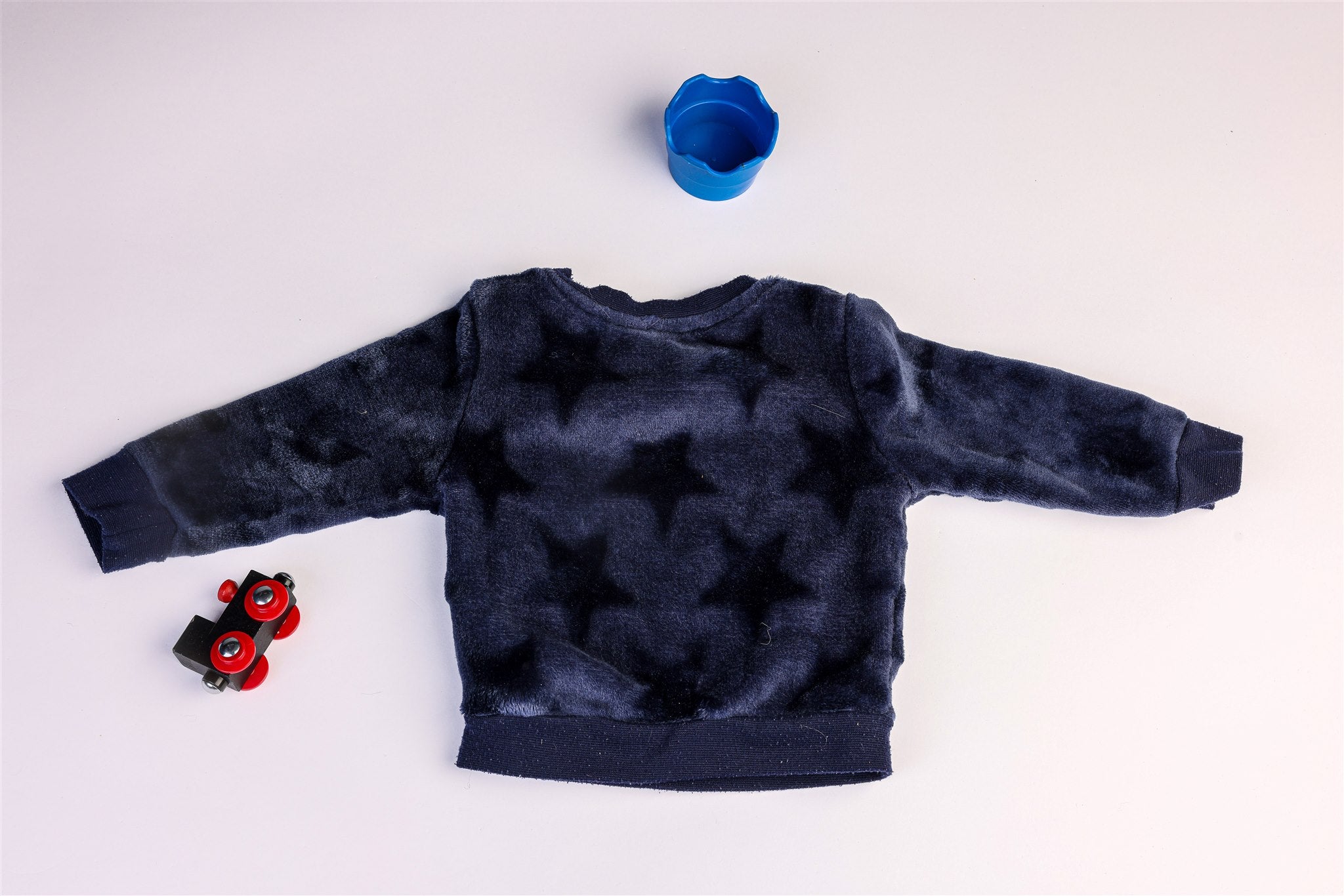 Soft blue star jumper