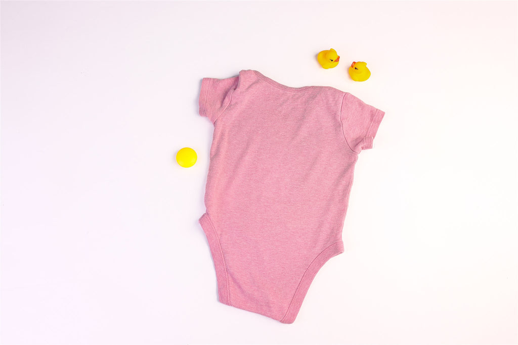 Pink bodysuit with flowers