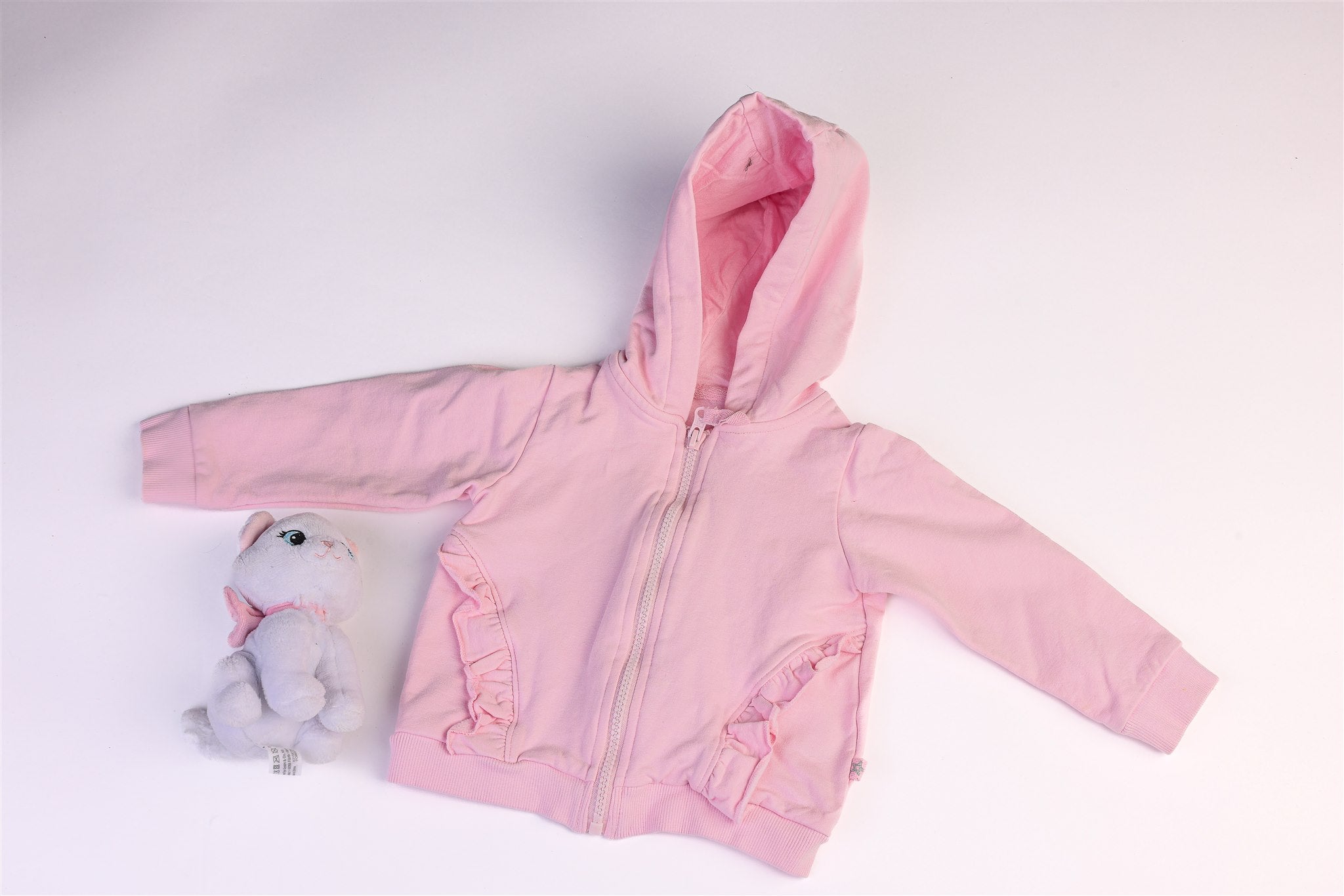 Pink hooded jacket