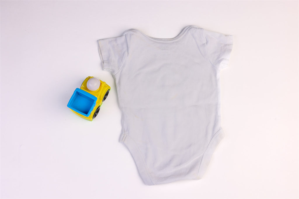 White "I'm new around here" animal bodysuit