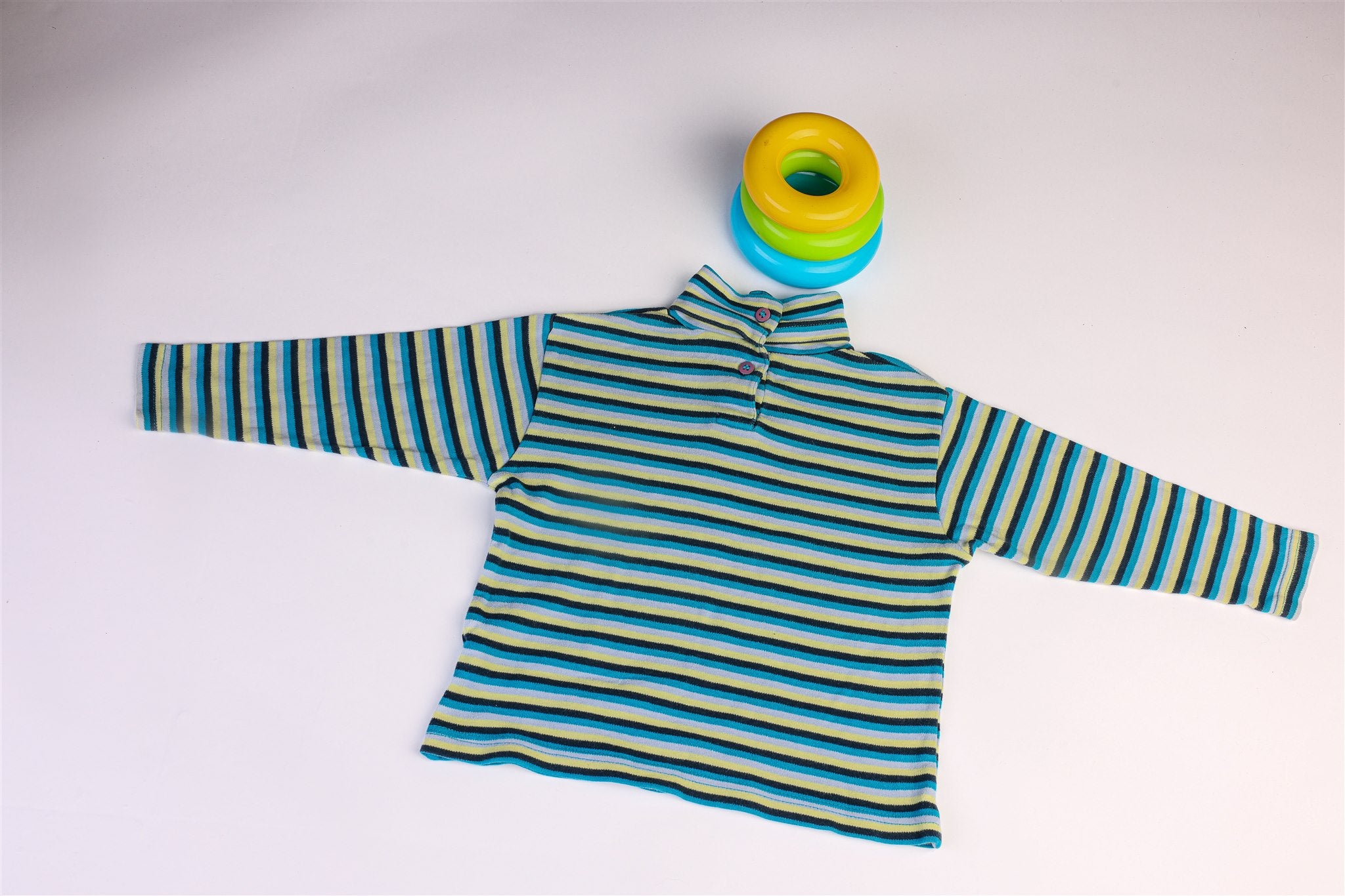 Striped turtleneck Top