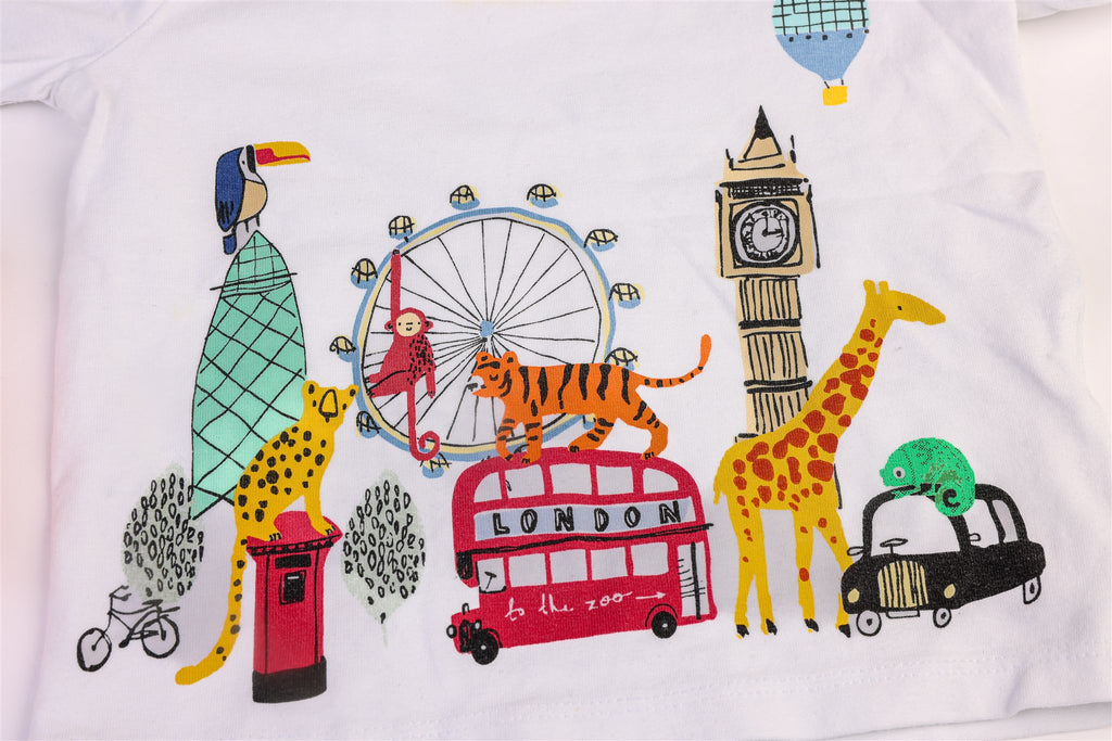 London animal print top