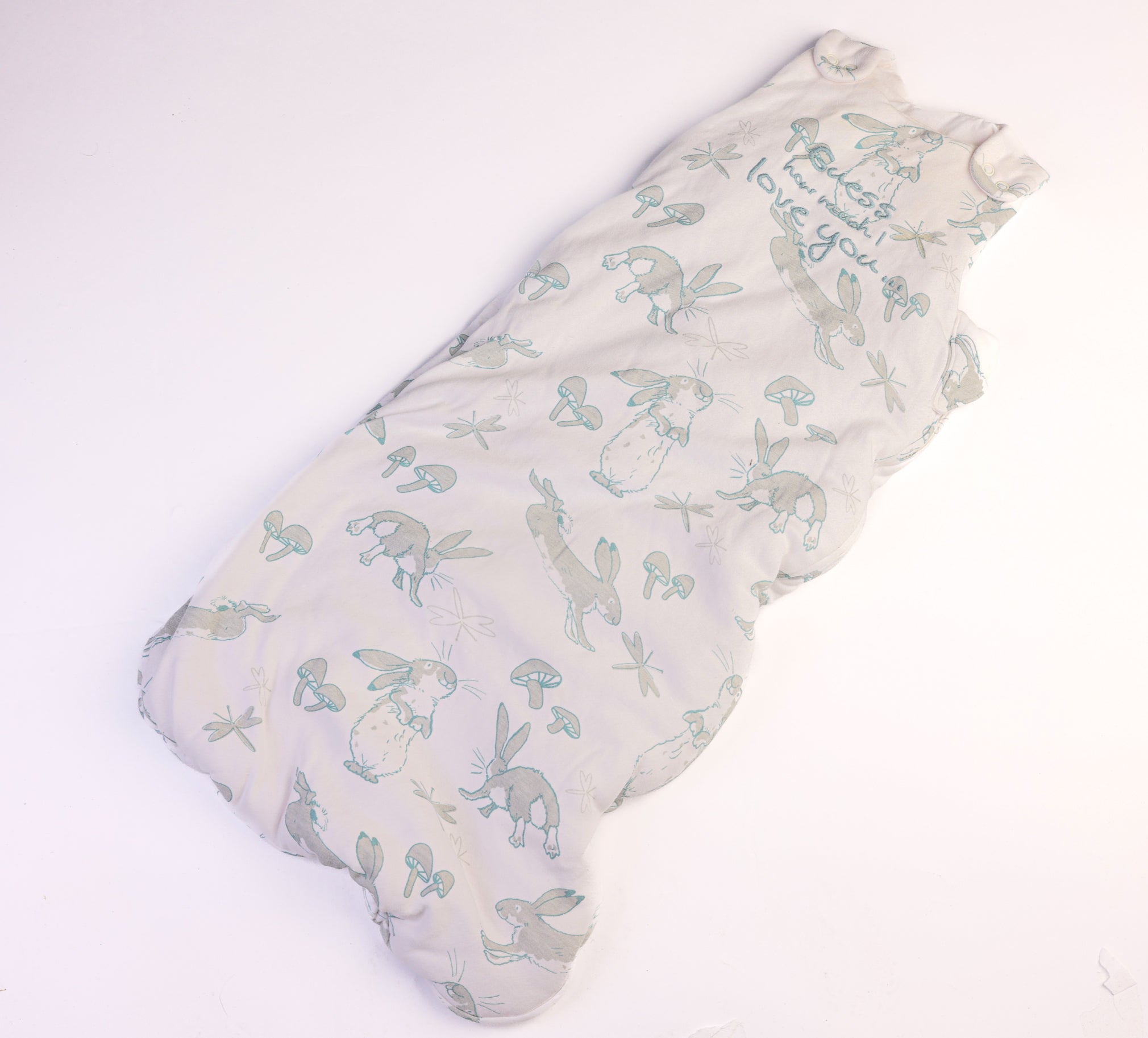 "Guess how much I love you" rabbit sleeping bag