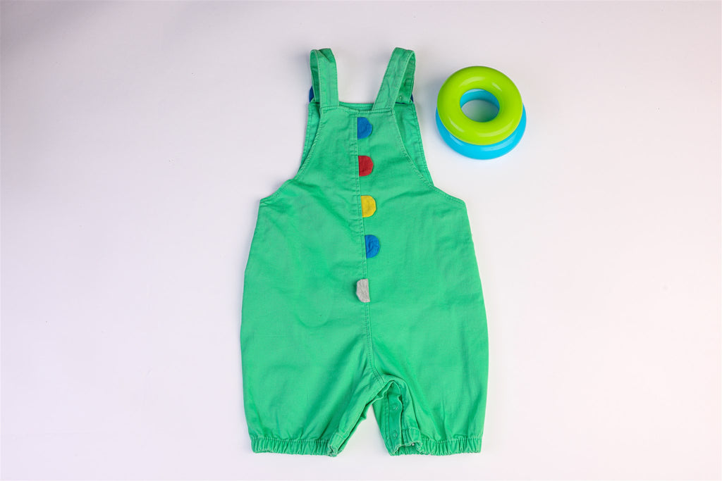 Green monster dungarees