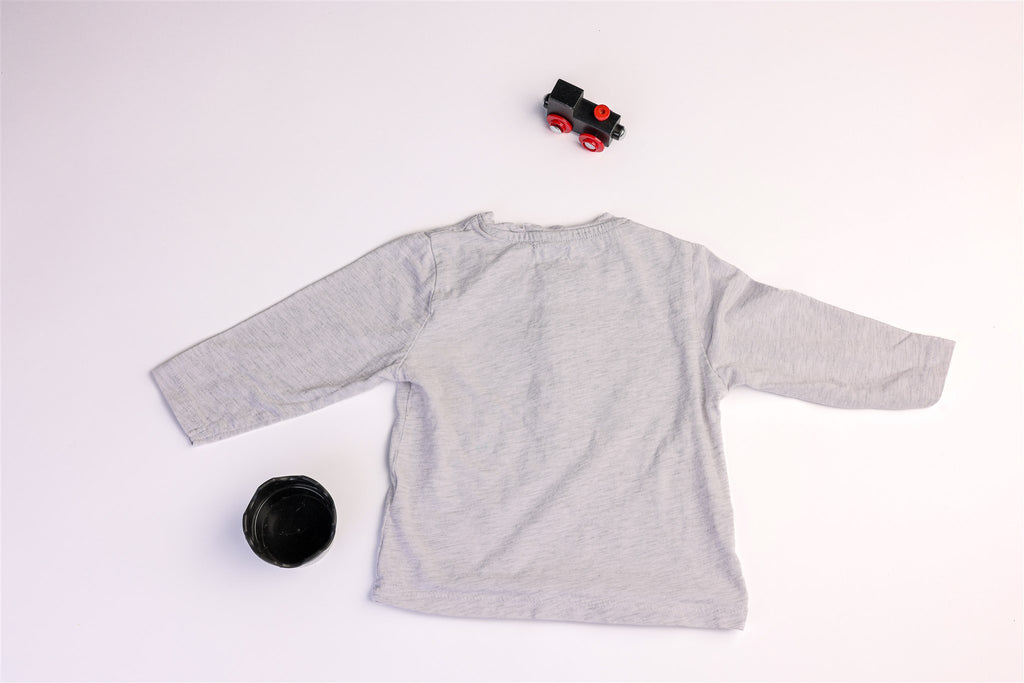 Grey "Mini Dude" top