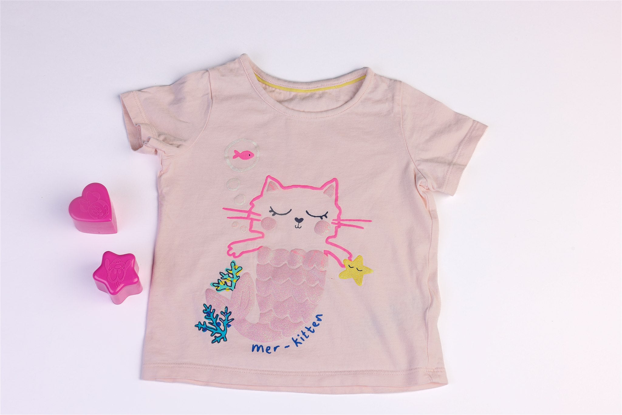 Pink Cat-Mermaid "mer-kitten" top