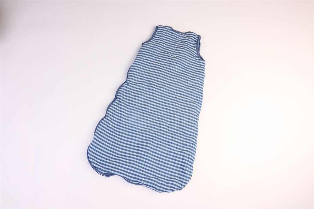 Little Star blue striped sleeping bag