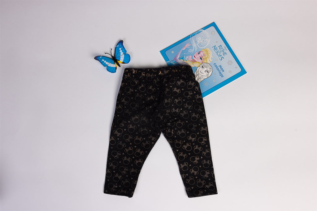 Black Minnie Mouse trousers