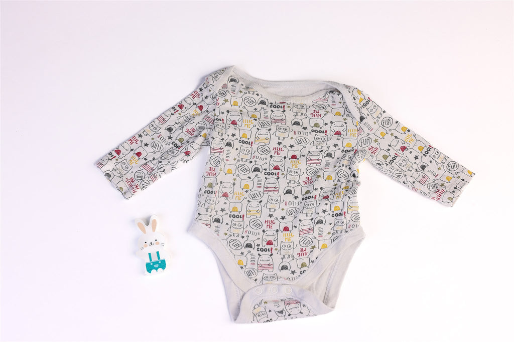 Little Monsters long-sleeved bodysuit