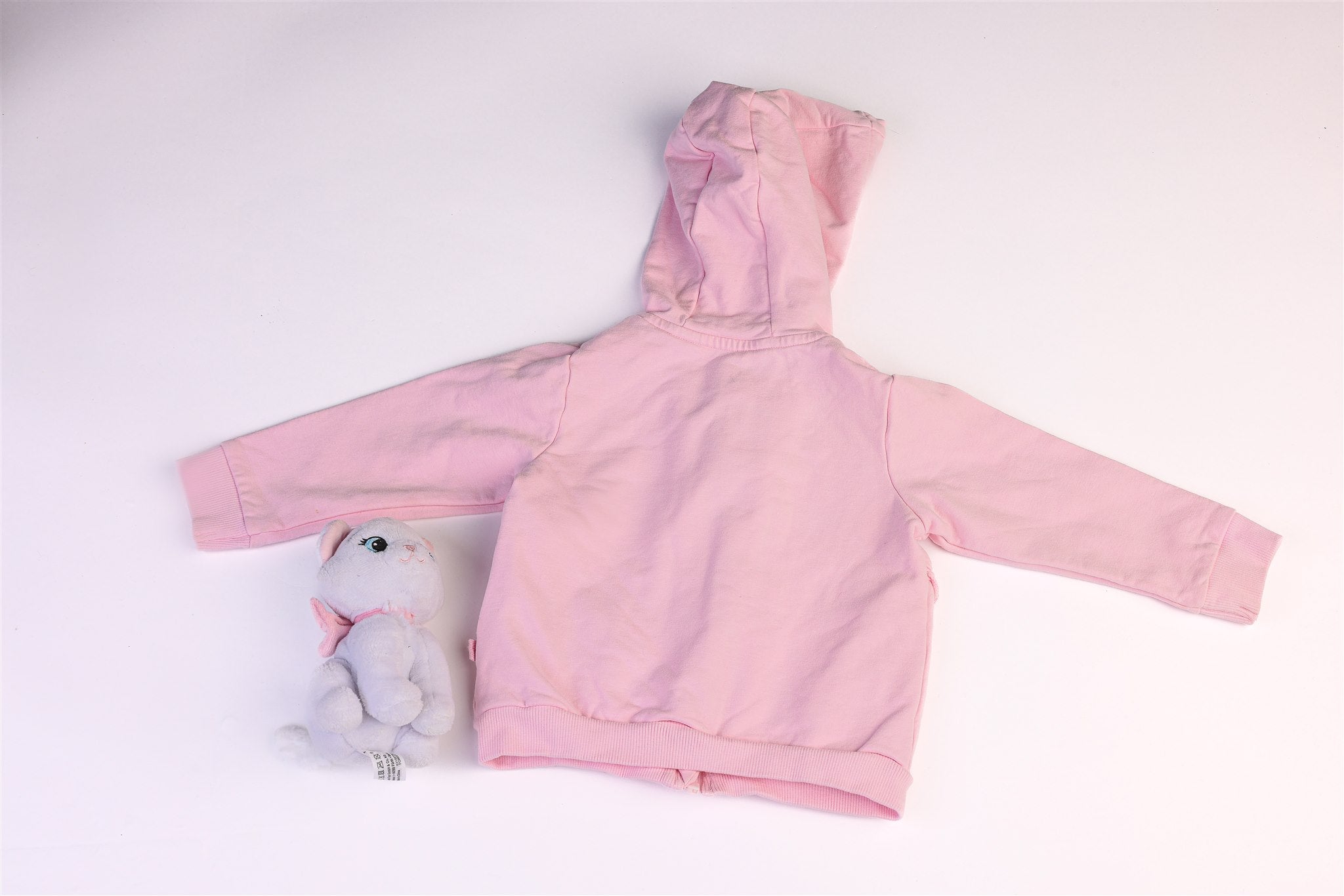 Pink hooded jacket