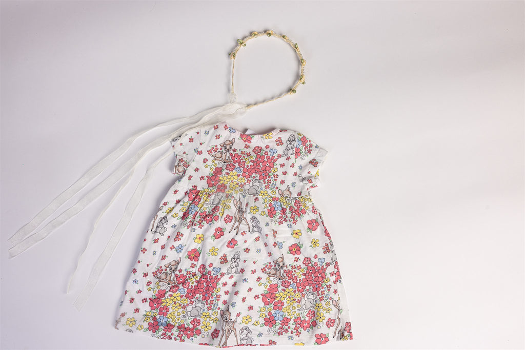 Bambi and Thumper flowers dress