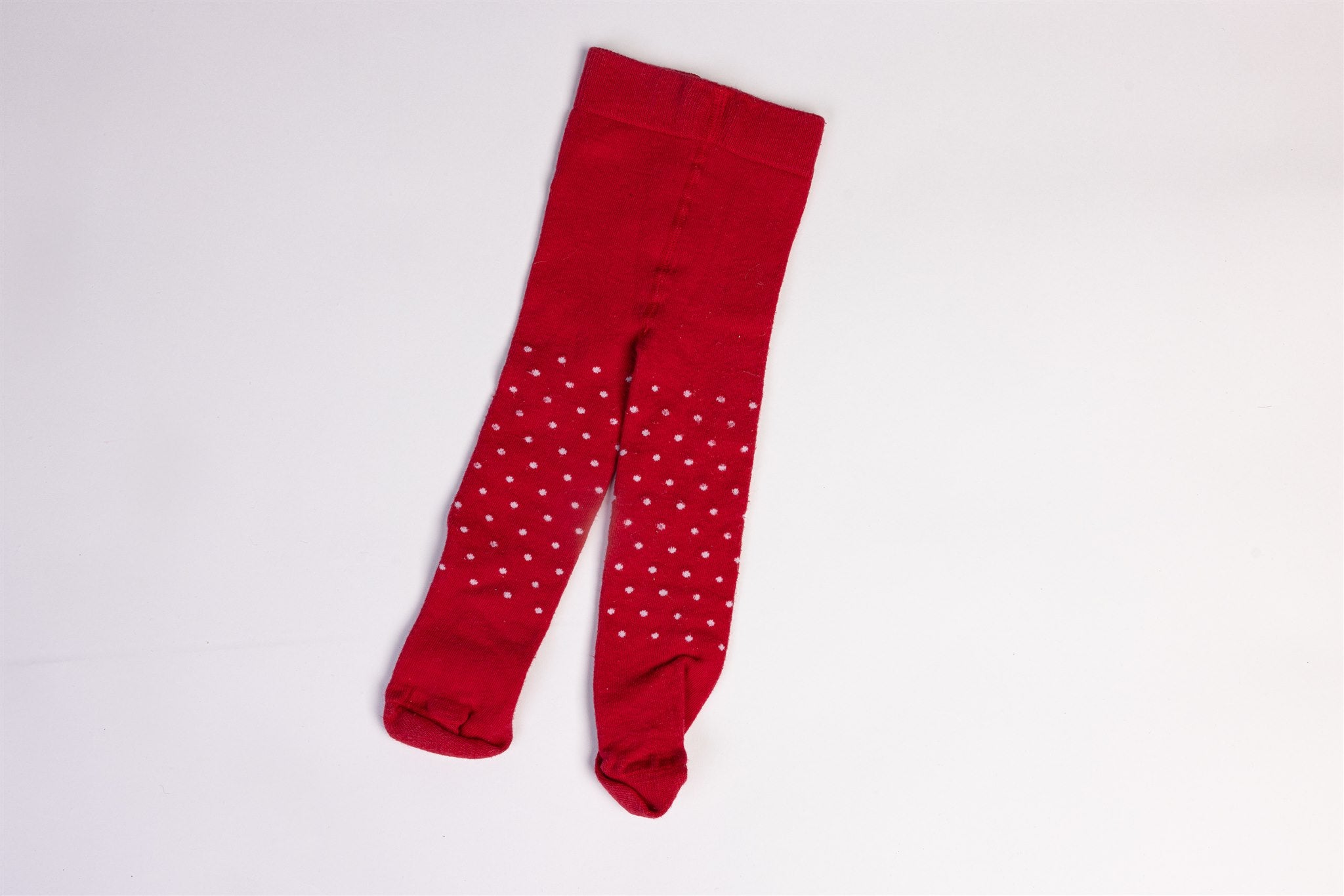Red Tights with White Polka Dots