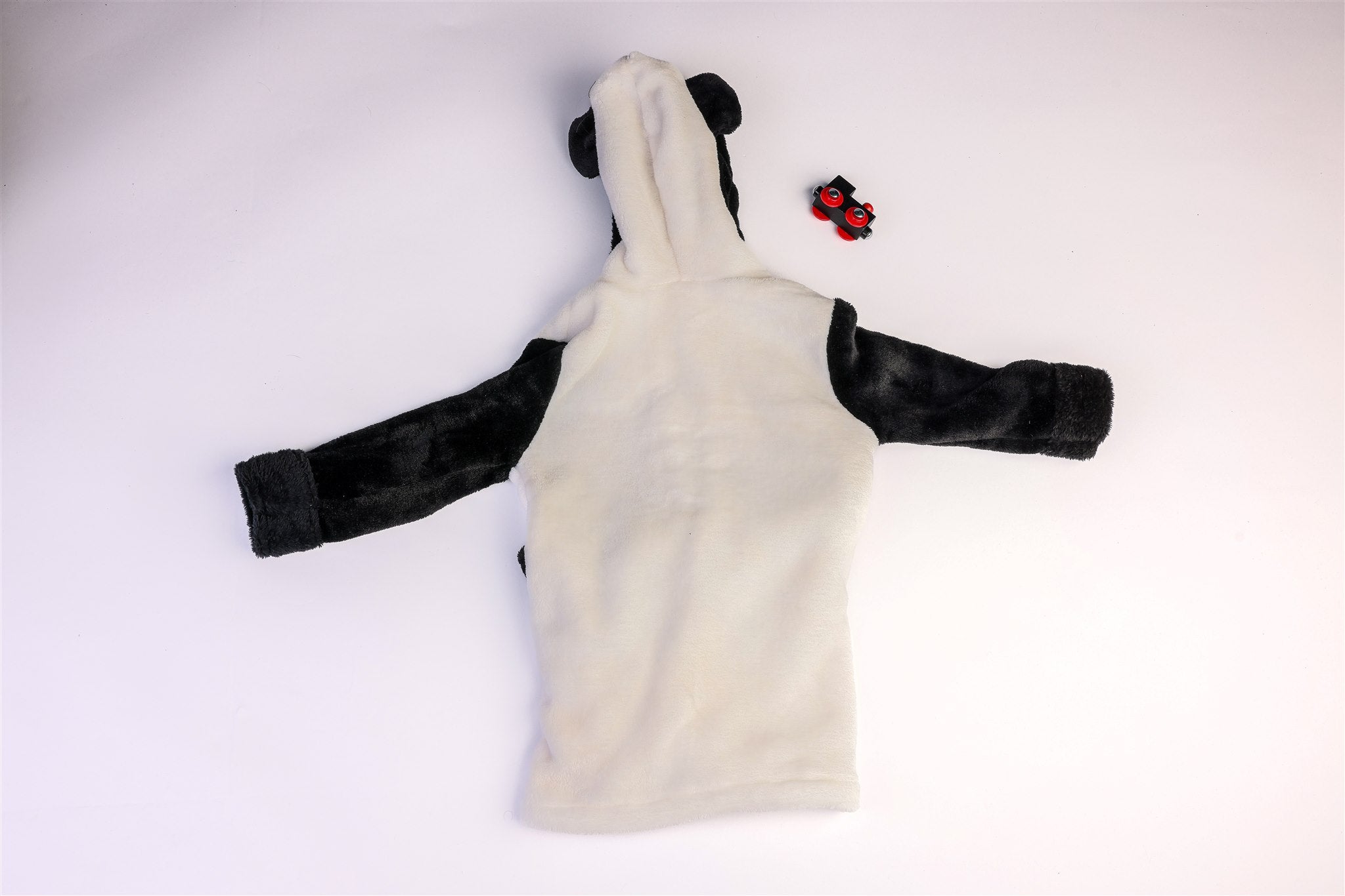 Soft panda bathrobe with belt