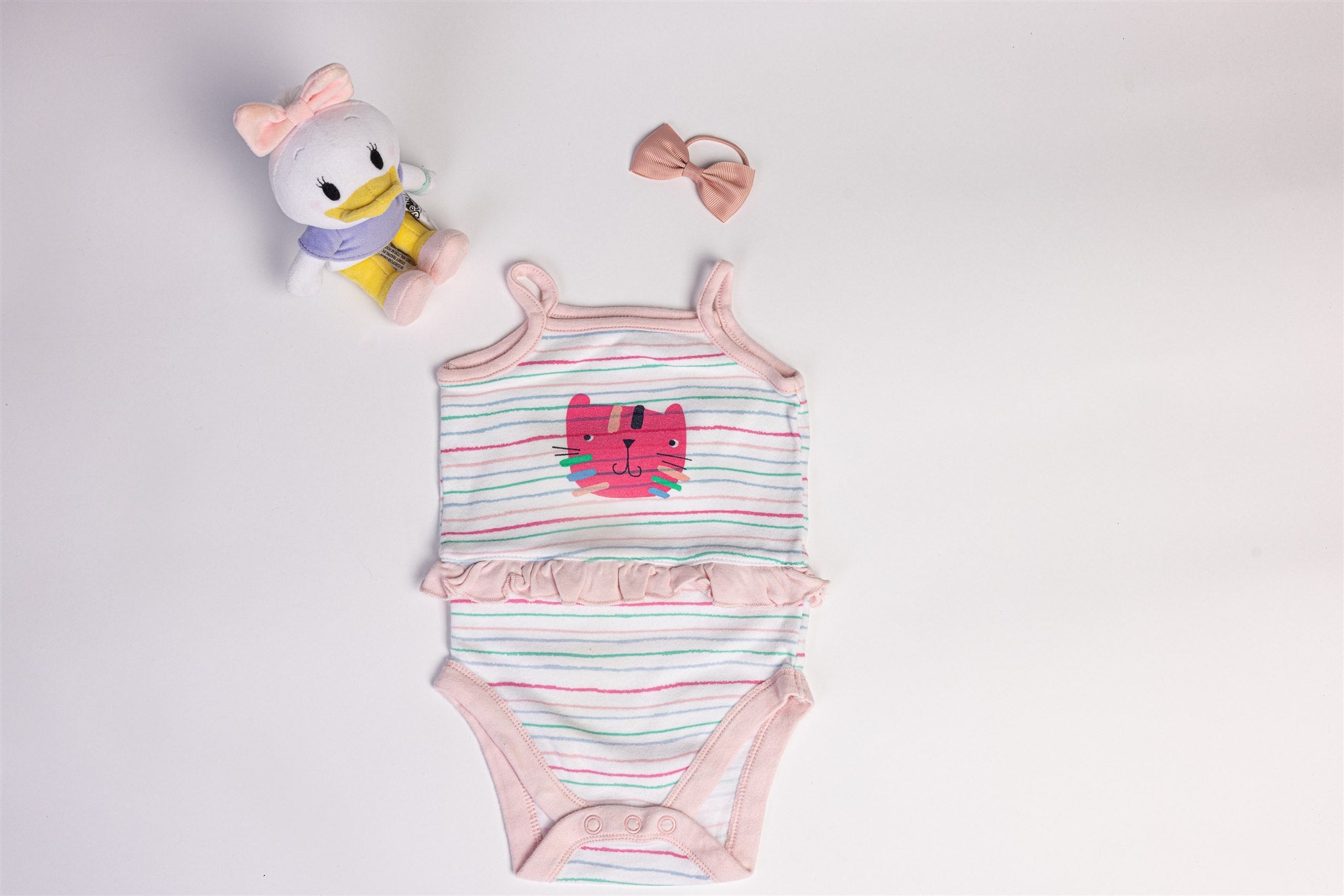 Striped cat bodysuit