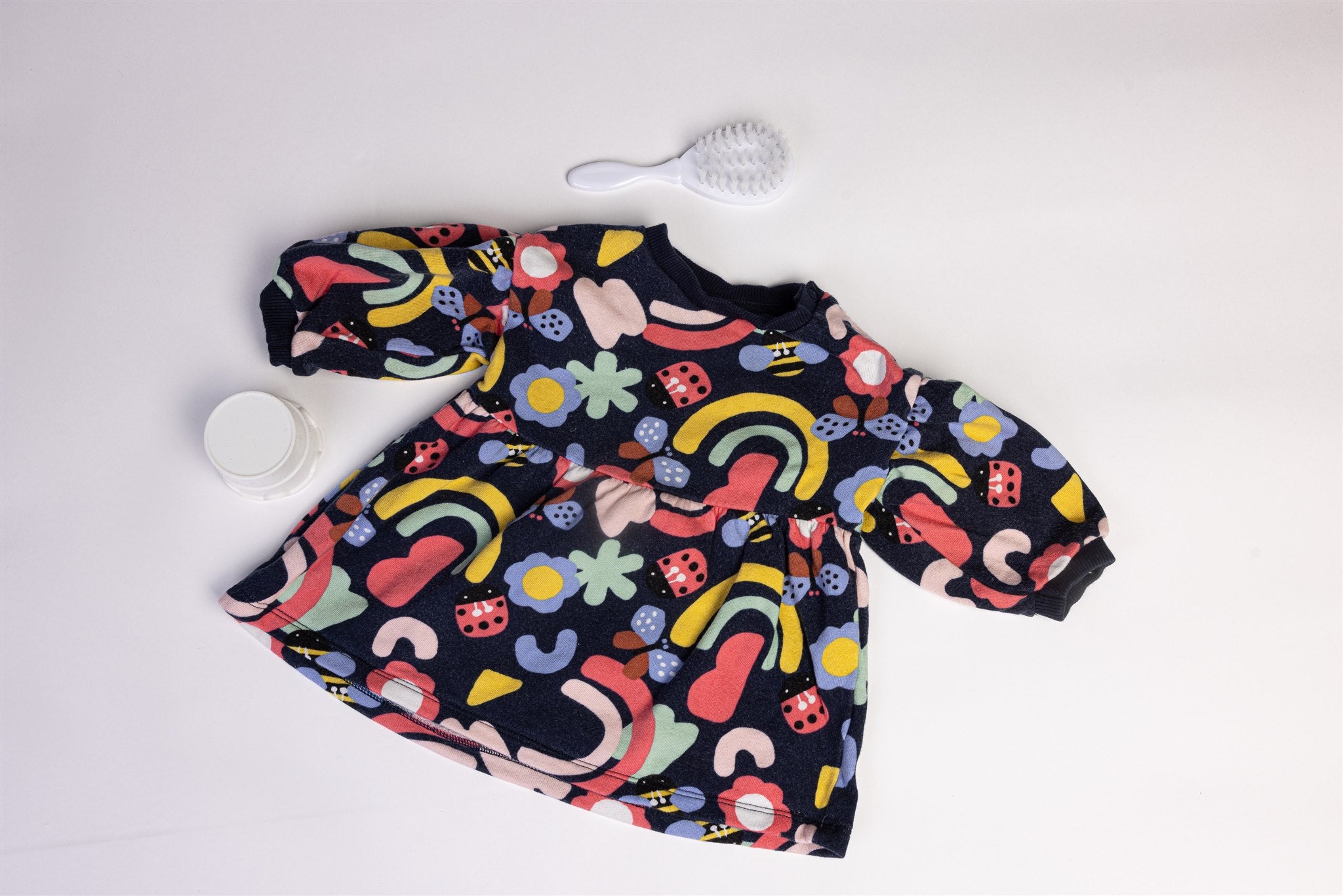 Warm patterned dress