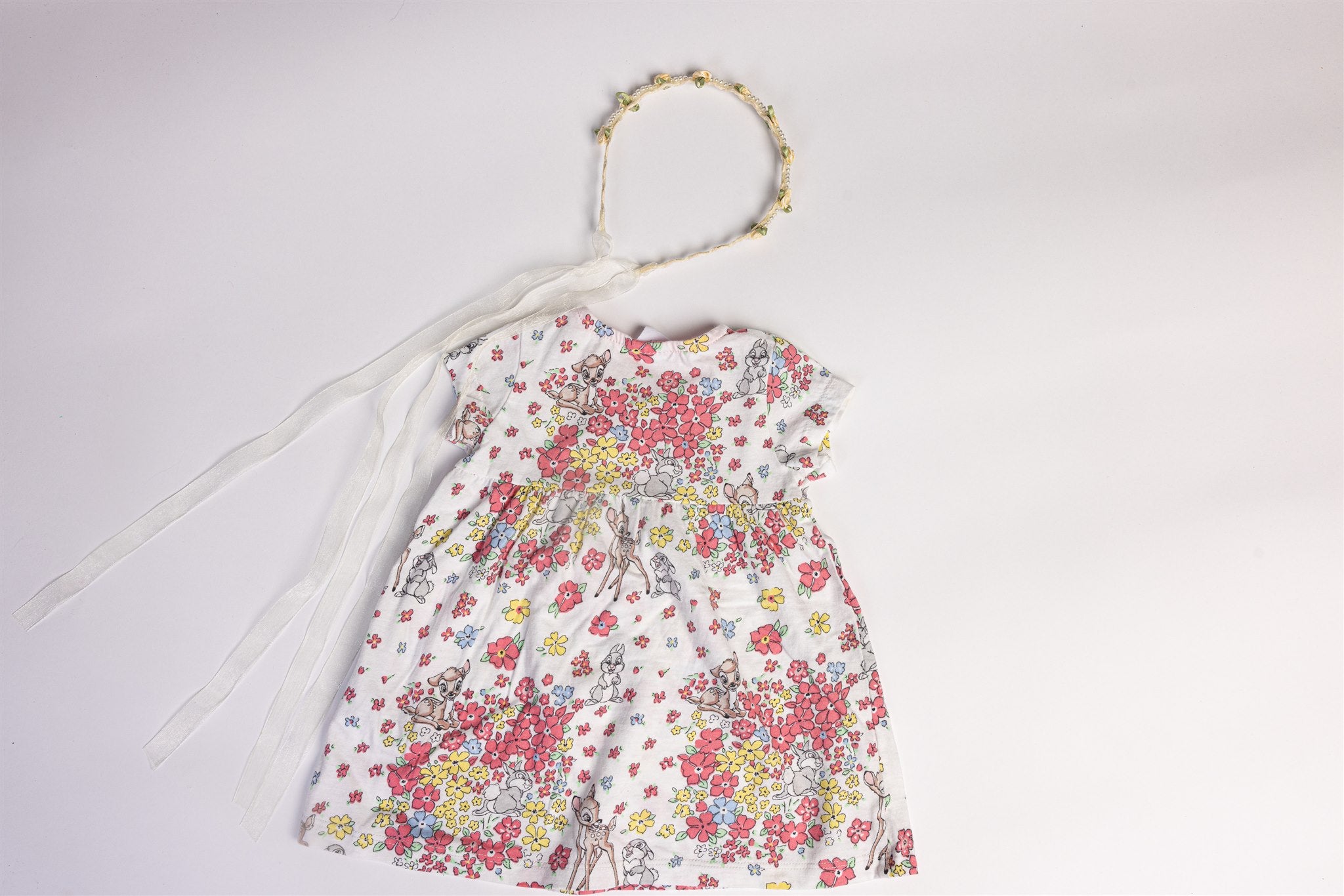 Bambi and Thumper flowers dress