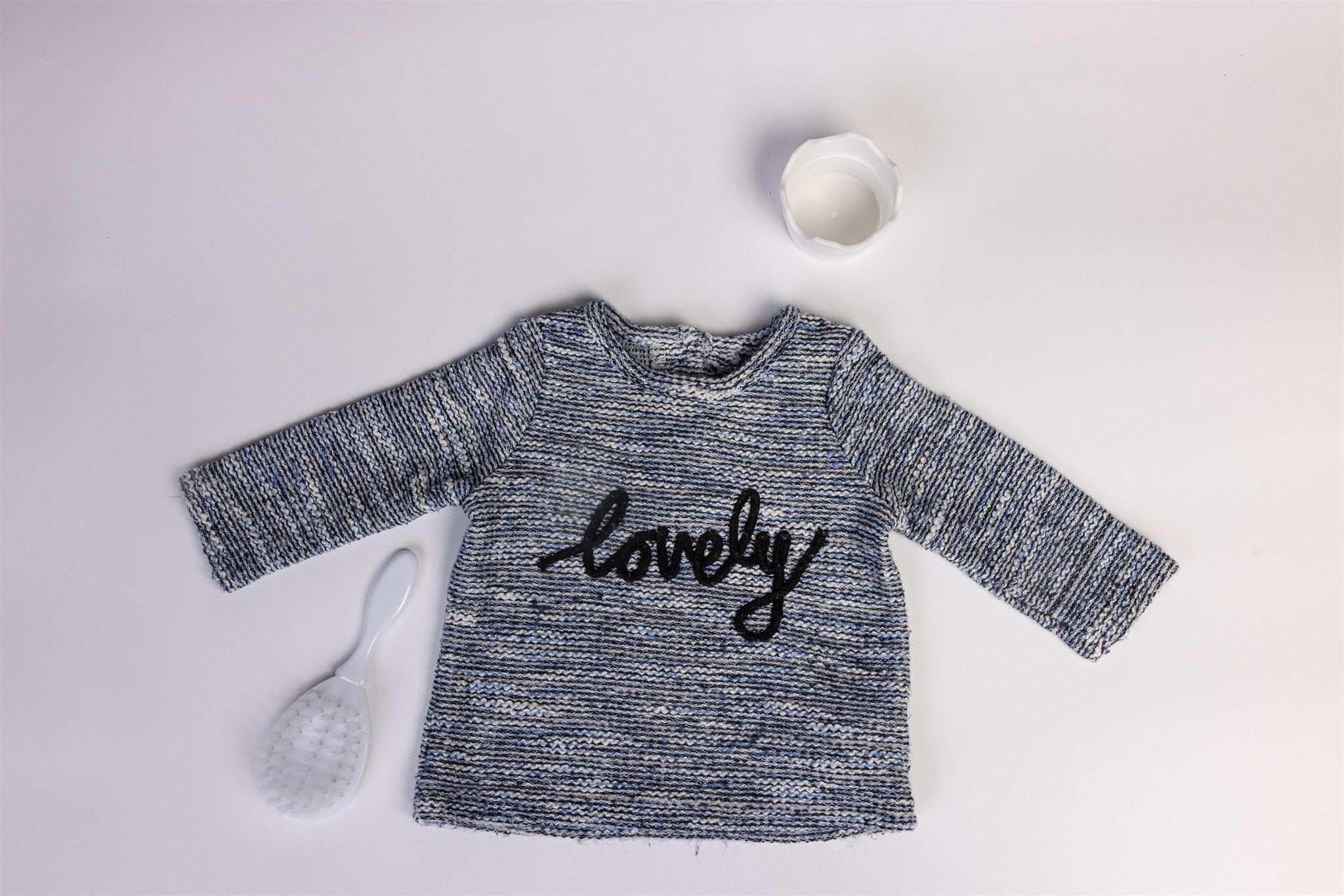 Lovely striped sequined jumper