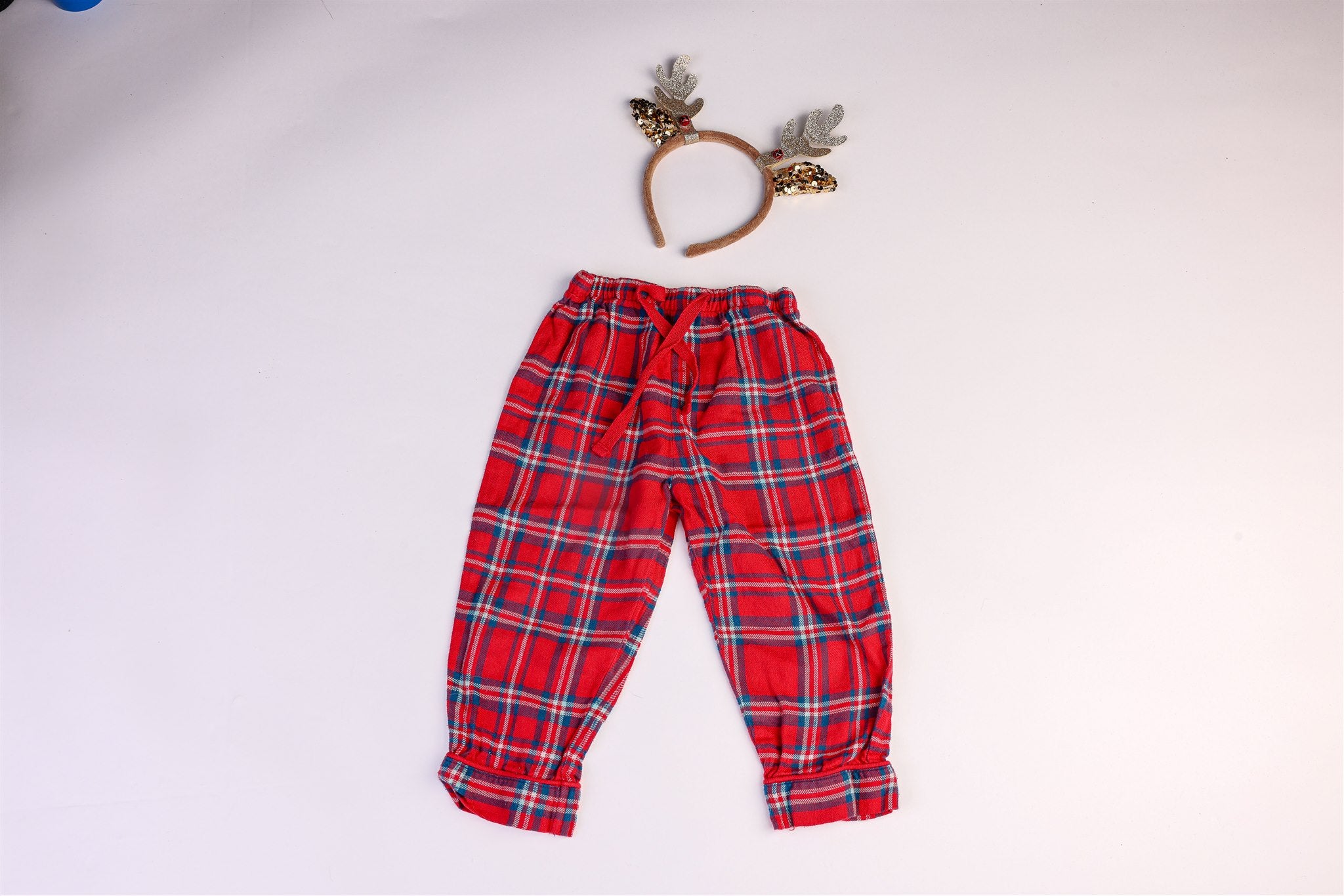 Checked sleepsuit set